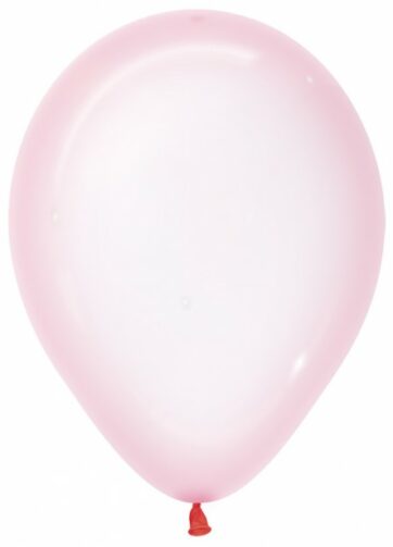 Ballonnen kristalroze 30 cm (10 stuks)