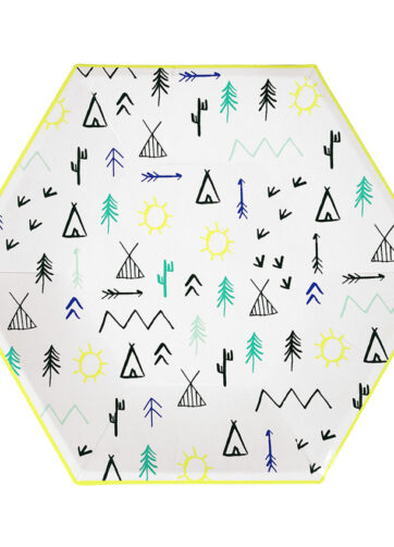 Bordjes Let's Explore (12 stuks) Meri Meri