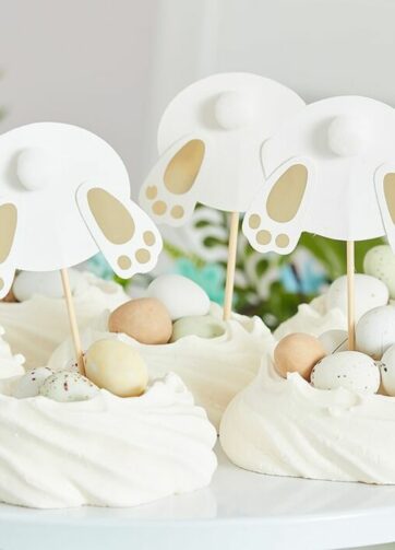 Cupcake prikkers Bunny Bum (6 stuks) Ginger Ray