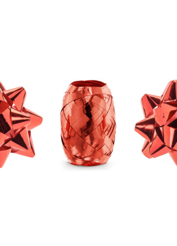 Set lint en rozetten rood