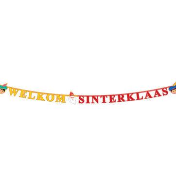 Sint en Piet letterslinger 230 cm