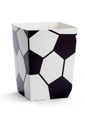 Popcorn bekers voetbal (6 stuks)