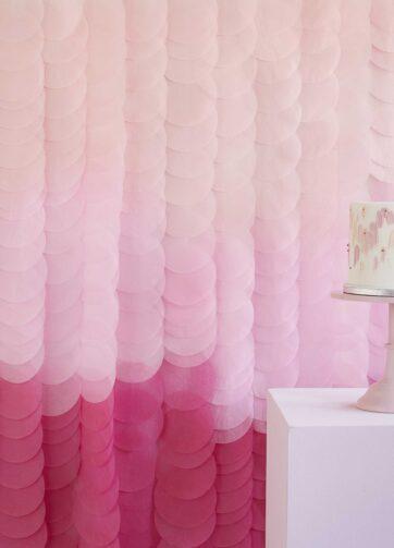 Backdrop pink ombre Ginger Ray