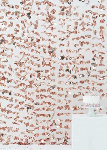 Backdrop Rose Gold Flower Ginger Ray